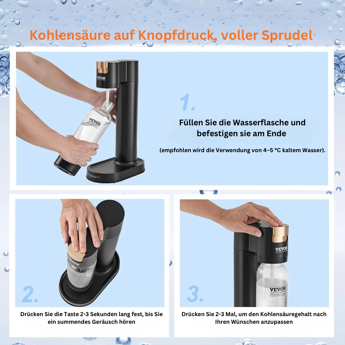 VevorStream™ - Nachhaltig sprudelndes Vergnügen.