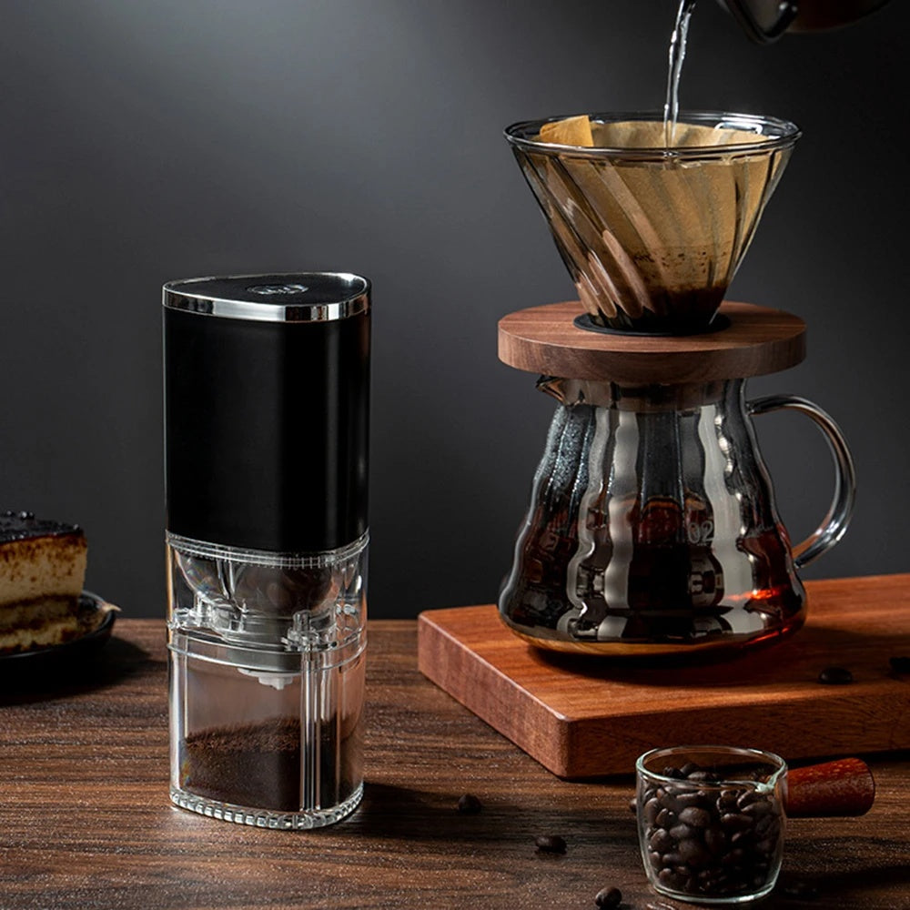 KaffeeKraft™ - Elektrische Mühle für perfekten Genuss.